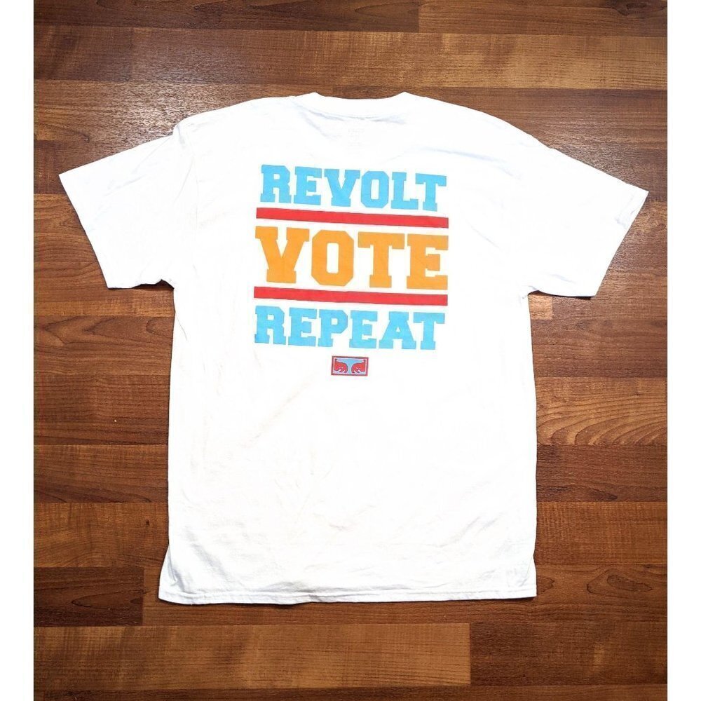 OBEY Skate Apparel REVOLT VOTE REPEAT Shirt Tee